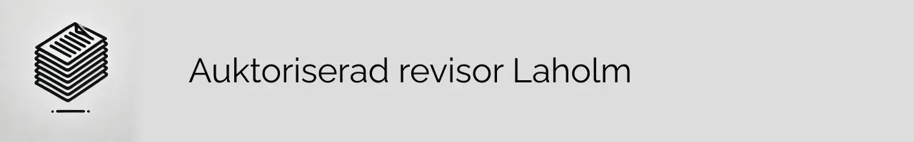 Auktoriserad revisor Laholm